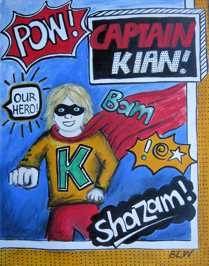 'Captain Kian' ..comic book hero