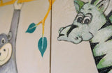 Small Canvas' 'Animal triptych' 3 x small canvas, animal theme on soft cream background. COMMISSIONED/ SOLD