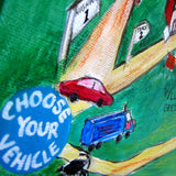 Medium Canvas 'Austin's Treasure Map' - customised adventure themed painting for Austin. COMMISSIONED /SOLD