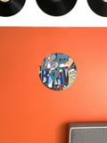 Decal 'Be Brave'- decorative wall decal of the original little wooden circle art piece. 28cm