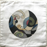 Cushion Cover 'Beginnings 2' - featuring image of original art piece 45cm