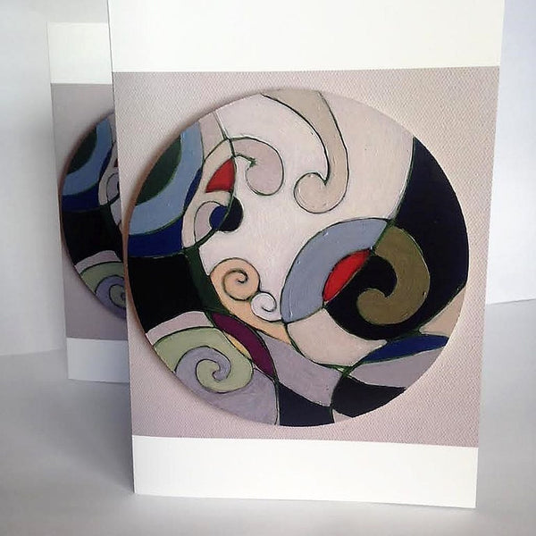 Cards- Koru spiral image of an original artwork ('Beginnings 2')