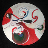 Wooden Circle 'Beginnings'- Koru and Celtic inspired original painting on large wooden circle. COMMISSIONED/ SOLD