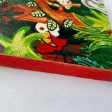 Photoblock 'Jungle Grove'- mounted print of detail from an original painting 10cm