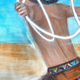 Large Canvas 'Hoop Dancer' (Nakotah)- Personal Project - Not currently for sale
