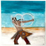 Large Canvas 'Hoop Dancer' (Nakotah)- Personal Project - Not currently for sale