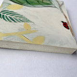 Photoblock 'Lil Ladybug'- mounted print of detail from an original painting 10cm