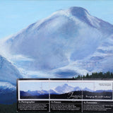 Long Canvas 'Mt Baker' - long mountain-scape painted on canvas- COMMISSIONED/SOLD