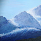 Long Canvas 'Mt Baker' - long mountain-scape painted on canvas- COMMISSIONED/SOLD