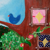 Medium Canvas 'Peyton's Fairy Treehouse' - customised original painting on canvas mounted on to foamboard. COMMISSIONED/ SOLD
