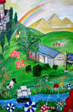 Large Canvas 'Sophia's enchanted Kingdom'- customized from specific brief for Sophia. COMMISSIONED /SOLD