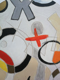 Framed Prints 'Kisses n Hugs 1 + 2'  prints of the original wooden circle art pieces